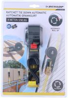 Dunlop, pas mocujący, transportowy, z grzechotką automatyczną, 250 kg, 4m