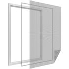 Easy Life Mako, moskitiera okienna, poliester, taśma rzep, biała, 150-180 cm