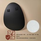 Edaxo, Asym, lustro dekoracyjne, wiszące, 75-55 cm