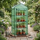 Edenia, mini szklarnia foliowa, 4 piętrowa, 49-68-158 cm