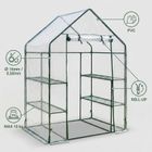 Edenia, Miva, mini szklarnia foliowa z półkami, 73-143-195 cm