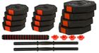 Enero Fit, regulowane hantle treningowe, z funkcją sztangi, 2-10 kg