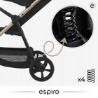 Espiro, Pearl, wózek spacerowy, 10 black pearl
