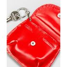 Etui na karty, czerwone, skórzane, 4U Cavaldi