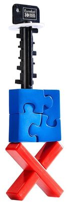 Eureka 3D, Intelligent, Key Maze, Square Jigsaw, Cross Puzzle, łamigłówki