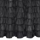 Eurofirany, firana gotowa, Dolly, na taśmie 140-250 cm, czarny