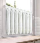 Eurofirany, firana gotowa, Sola, na taśmie, 150-70 cm, biały