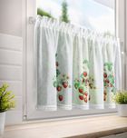 Eurofirany, firana zaciemniająca gotowa, Ksenia, na taśmie, 150-60 cm, biały