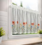 Eurofirany, firana zaciemniająca gotowa, Nati, na taśmie, 150-60 cm, biały