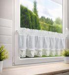 Eurofirany, firana zaciemniająca gotowana taśmie, Gaja, 150-30 cm, kremowy