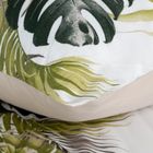 Eurofirany, komplet pościeli bawełnianej, Amber, 140-200 cm, biały