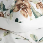 Eurofirany, komplet pościeli bawełnianej, Nikola, 160-200 cm, biały