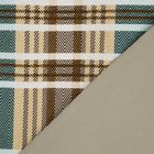 Eurofirany, komplet pościeli satynowej, Spring, 220-200 cm, jasnobrązowy