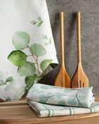 Eurofirany, komplet ręczników kuchennych, Clover, 50-75 cm, naturalny