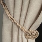 Eurofirany, sznur dekoracyjny Molly, 51 cm, czarny