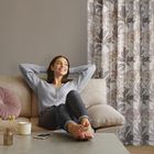 Eurofirany, zasłona gotowa, Aneli, 135-250 cm, biały