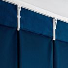 Eurofirany, zasłona gotowa, Melanie, 125-270 cm, granatowy