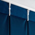 Eurofirany, zasłona gotowa, Melanie, 80-270 cm, granatowy