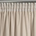 Eurofirany, zasłona gotowa, Raja, na taśmie, 140-270 cm, beżowy