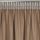 Eurofirany, zasłona gotowa, Raja, na taśmie, 140-270 cm, brązowy