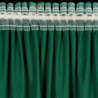 Eurofirany, zasłona gotowa, Raja, na taśmie, 140-270 cm, ciemnozielony