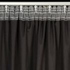 Eurofirany, zasłona gotowa, Raja, na taśmie, 140-270 cm, czarny