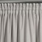 Eurofirany, zasłona gotowa, Raja, na taśmie, 140-270 cm, stalowy