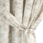 Eurofirany, zasłona zaciemniająca gotowa, Garden, na szelkach, 155-220 cm, kremowy