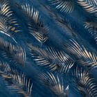 Eurofirany, zasłona zaciemniająca gotowa, Gloria, na taśmie, 140-300 cm, granatowy