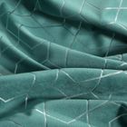 Eurofirany, zasłona zaciemniająca gotowa, Mandi, 135-250 cm, turkusowy