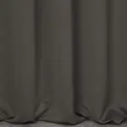 Eurofirany, zasłona zaciemniająca gotowa, na taśmie, Milan, 140-300 cm, grafitowy