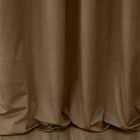 Eurofirany, zasłona zaciemniająca gotowa, na taśmie, Sibel, 140-270 cm, brązowy