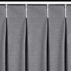 Eurofirany, zasłona zaciemniająca gotowa, Nelisa, 210-270 cm, grafitowy