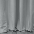 Eurofirany, zasłona zaciemniająca gotowa, Sibel, na taśmie, 140-270 cm, szary