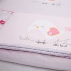 Ewa Klucze Eevi, Zwierzaki, Ptak, 3-częściowy komplet pościeli, 100-135 cm