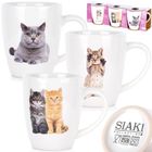 Excellent Houseware, kubki ceramiczne, 220 ml, 3 szt.