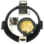 Excellent Houseware, wkład do frytkownicy beztłuszczowej, silikonowy, czarny, 20,5 cm