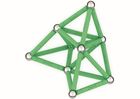 Geomag, Glow Recycled, konstrukcyjne klocki magnetyczne, 42 elementów