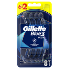 Gillette, Blue3 Football, jednorazowa maszynka do golenia dla mężczyzn, 6+2 szt.