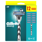 Gillette, Mach3, maszynka do golenia dla mężczyzn + ostrza wymienne, 11 szt.