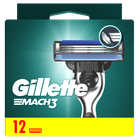 Gillette, Mach3, ostrza wymienne do maszynki do golenia dla mężczyzn, 12 szt.