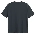 Granatowy t-shirt z bawełny czesanej oversize NOWEAR