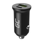 Green Cell, ładowarka samochodowa, PowerRide Nano38, 38W, 6A, 1xUSB-C, 1xUSB-A
