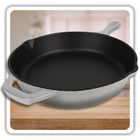 Hage, emaliowana patelnia, żeliwna, szara, 26 cm