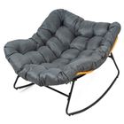 HaloFuture, bujany fotel, kokon skandynawski XL, szary