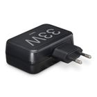 Hama, 33W, ładowarka sieciowa, 4xUSB‑A, czarna