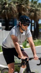 HJC, Crosser, kask rowerowy, rozmiar M, czarny