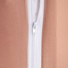 Homla, Avelia, pościel, satynowa z domieszką wiskozy ciemnobeżowa, 140-200