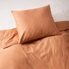 Homla, Avelia, pościel, satynowa z domieszką wiskozy ciemnobeżowa, 160-200