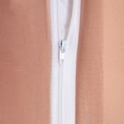 Homla, Avelia, pościel, satynowa z domieszką wiskozy ciemnobeżowa, 220-200